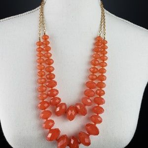 Orange Statement Necklace
